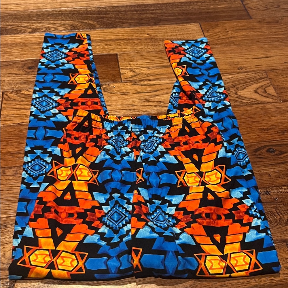 New Mix Multicolor Geometric Leggings